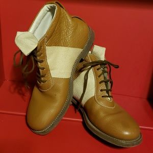 Women's Fausto Santini 2-tone Canvas/Leather boots